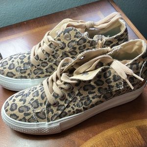 Blowfish Leopard Print Sneakers